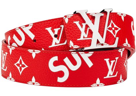 red supreme louis vuitton belt cheap|louis vuitton supreme duffle.